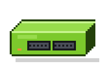 Pixel illustration of the rusEFI Proteus (F7, legacy)