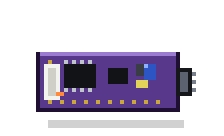 Pixel illustration of the rusEFI uaEFI